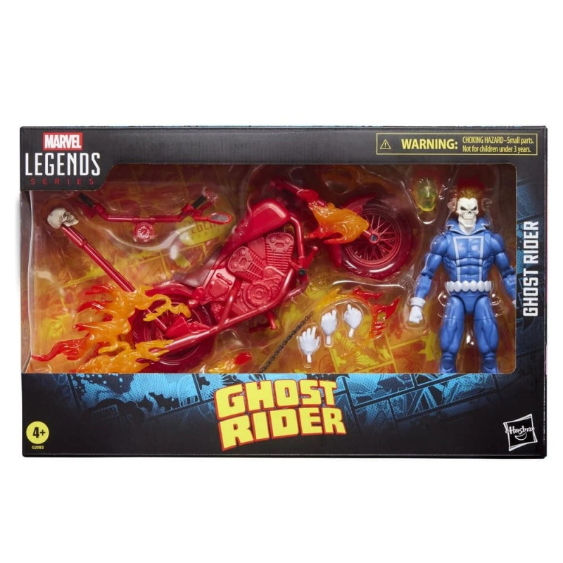 Marvel : Legend Series - Figurine Ghost Rider with Motorcycle 15 cm