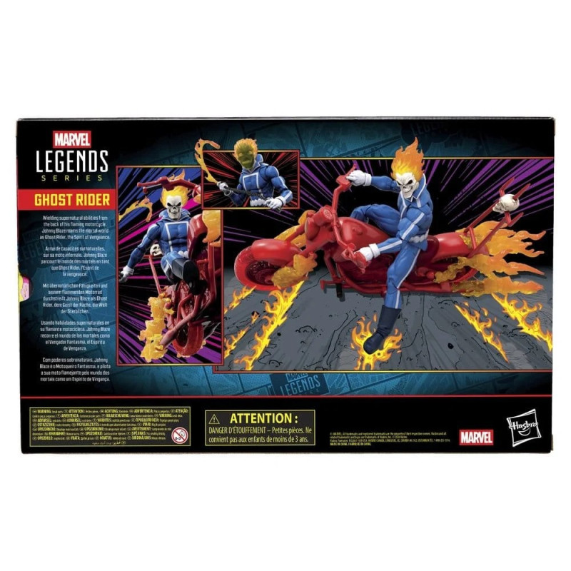Figurine Legend Series Ghost Rider avec Moto – Marvel – Hasbro