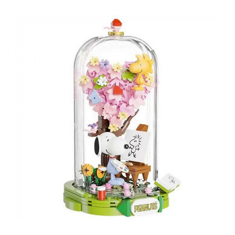 Peanuts - Jeu de Construction Snoopy Art World