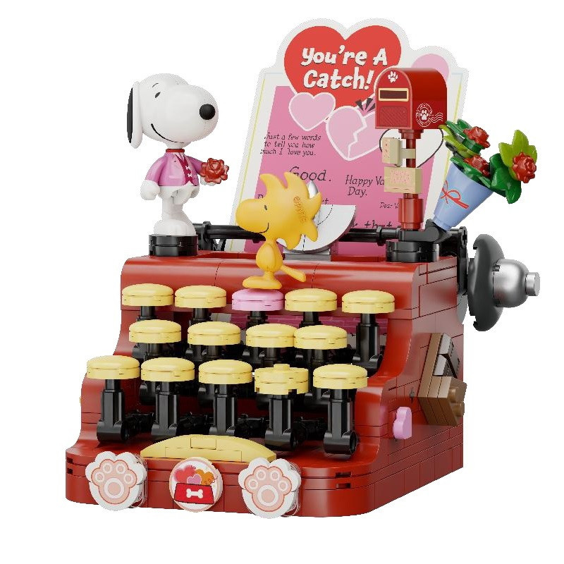 Peanuts - Jeu de Construction Snoopy Typewriter