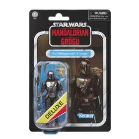 Star Wars : Mandalorian & Grogu - Vintage Collection Deluxe - Figurine Mandalorian & Grogu