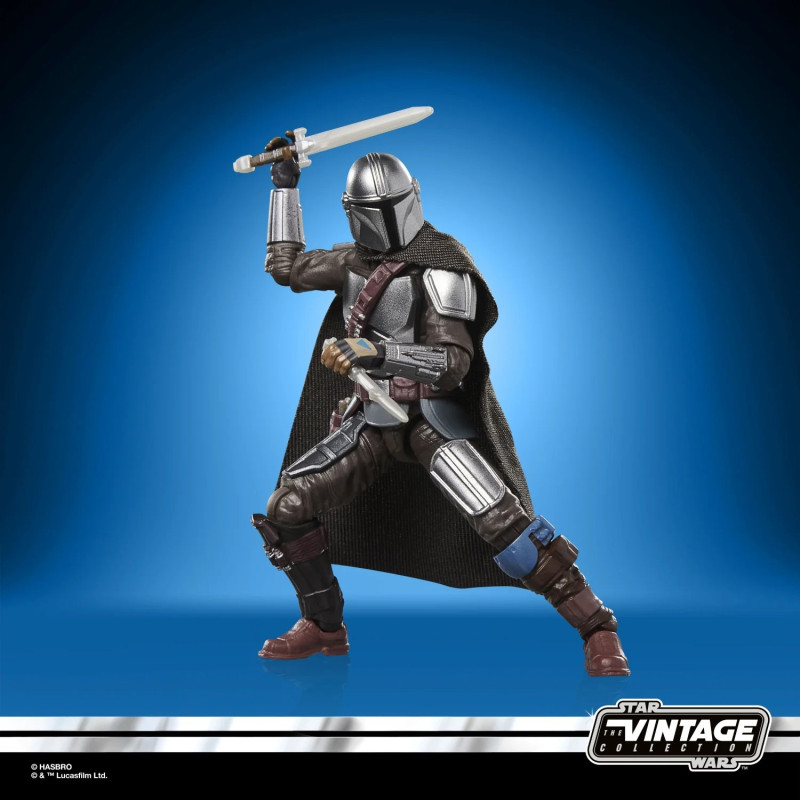Star Wars - Figurine Vintage Deluxe Mandalorian & Grogu - Hasbro