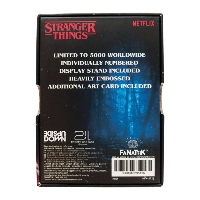 Stranger Things – Lingot Vecna Lives Edition Limitée – Fanattik