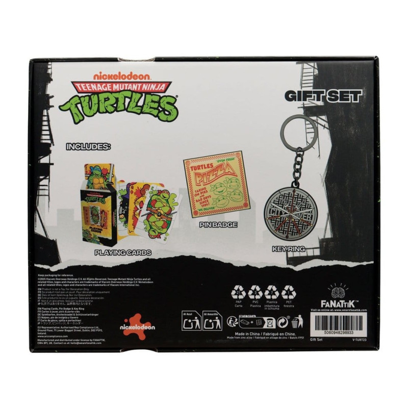 Les Tortues Ninja - Set Coffret cadeau Cowabunga – Fanattik