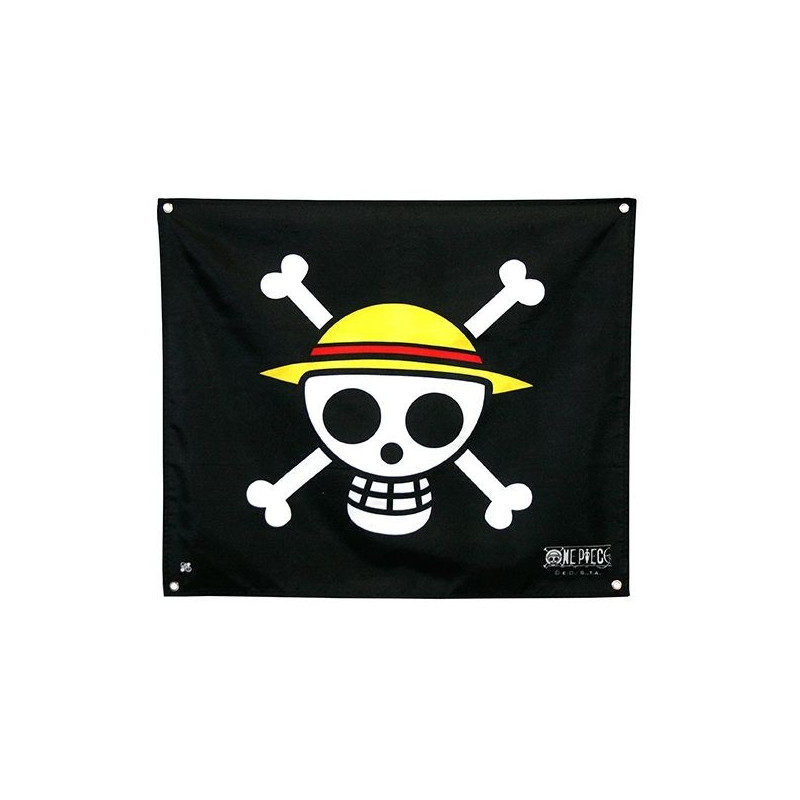 dessine-toi un logo de drapeau d'une seule pièce Jolly Roger