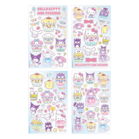 Sanrio - Set autocollants Hello Kitty and Friends Cupcake