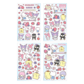 Sanrio - Set autocollants Hello Kitty and Friends Fruits Rouges