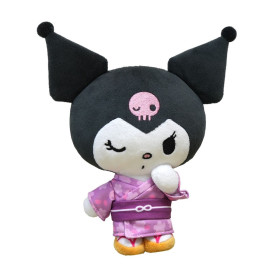 Sanrio - Peluche Kuromi Kimono 21,5 cm - Sakami