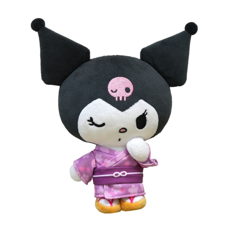 Sanrio - Peluche Kuromi Kimono 21,5 cm - Sakami