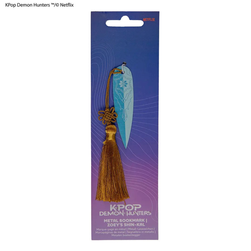 Kpop Demon Hunters – Marque-page métal Shin-kal Zoey – Cinereplicas