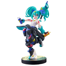 Vocaloid - Figurine Muchute Hatsune Miku Paint Girl Another Color 23 cm