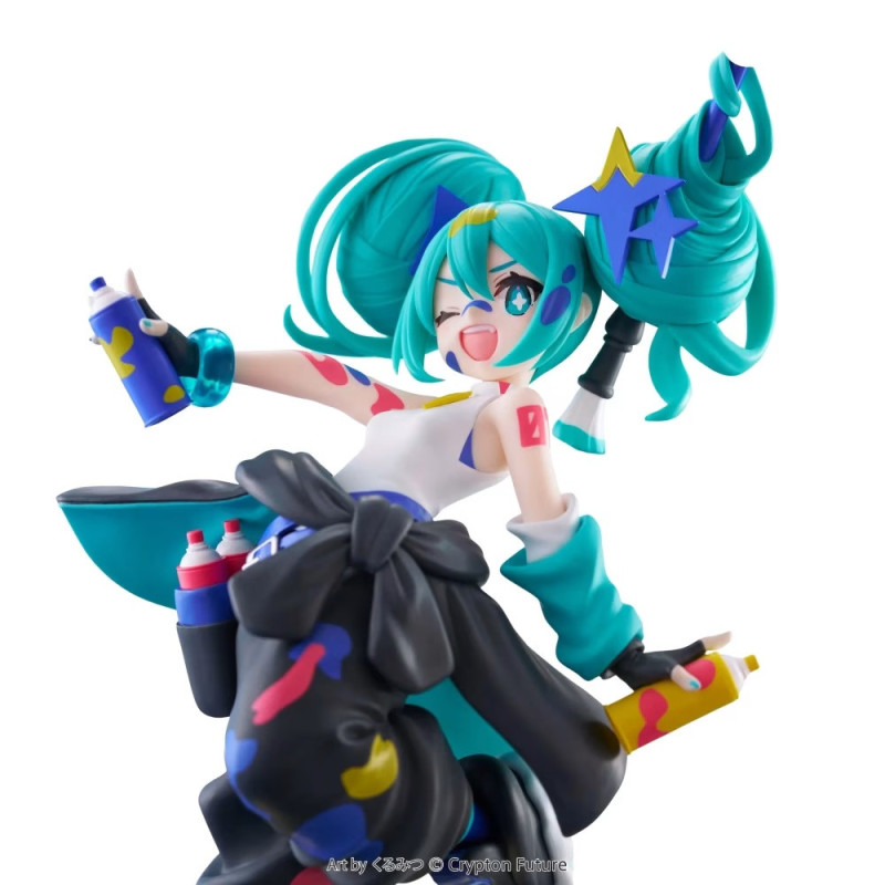 Figurine Miku Paint Girl Muchute – Vocaloid – FuRyu