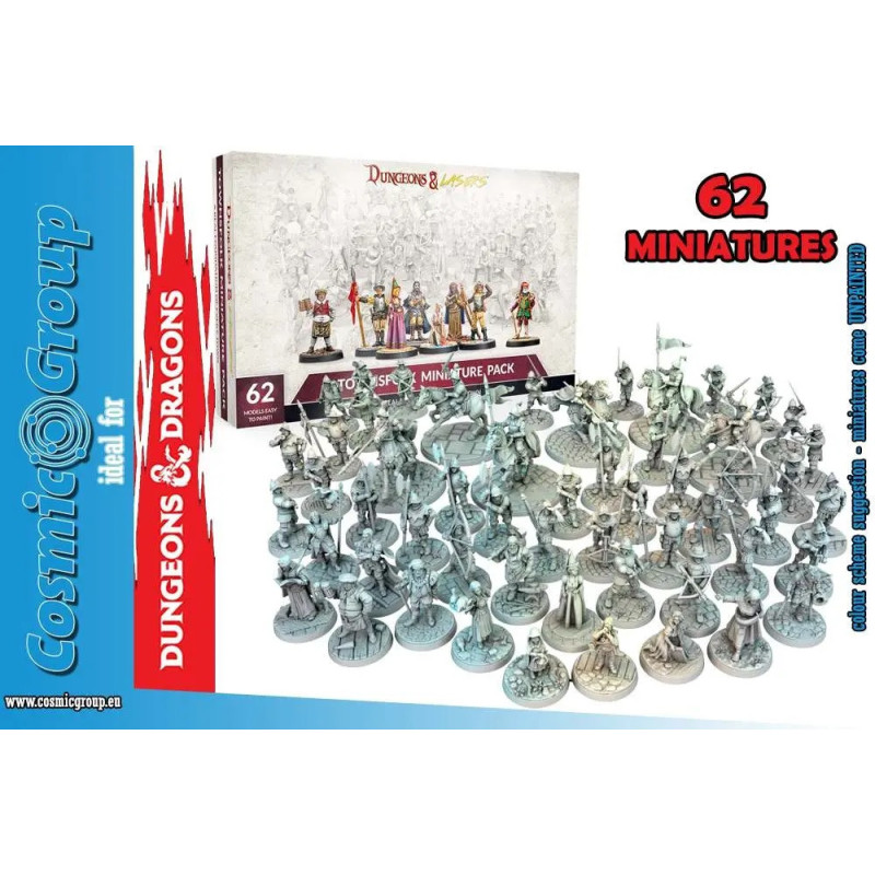 Townsfolk Miniature Pack – Dungeons & Lasers