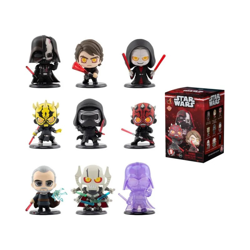 Star Wars - Mini-figurine Cosbi Dark Side  1 EXEMPLAIRE ALEATOIRE