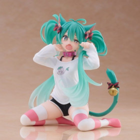 Vocaloid - Figurine PVC Desktop Cute Hatsune Miku Cat Ear T-Shirt 13 cm