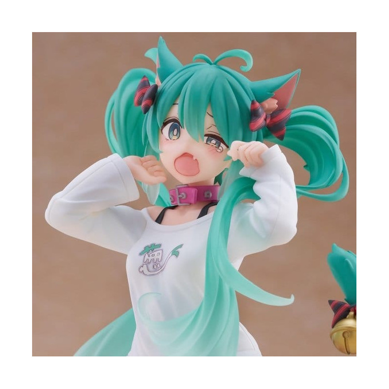 Vocaloid – Figurine Desktop Cute Hatsune Miku Cat Ear T-Shirt – Taito