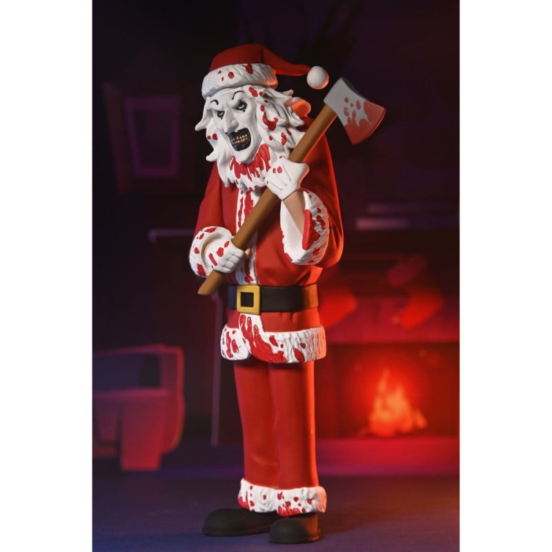 Terrifier - Figurine Santa Suit Art the Clown (Bloody Version) - Neca
