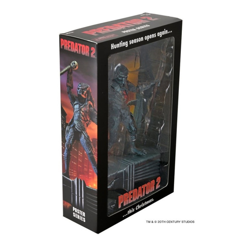 Predator 2 – Figurine City Hunter Poster Series 18 cm – NECA