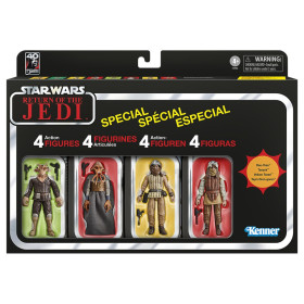 Star Wars : Return of the Jedi - Retro Collection -Pack de 4 figurines Jabba's Court Denizens