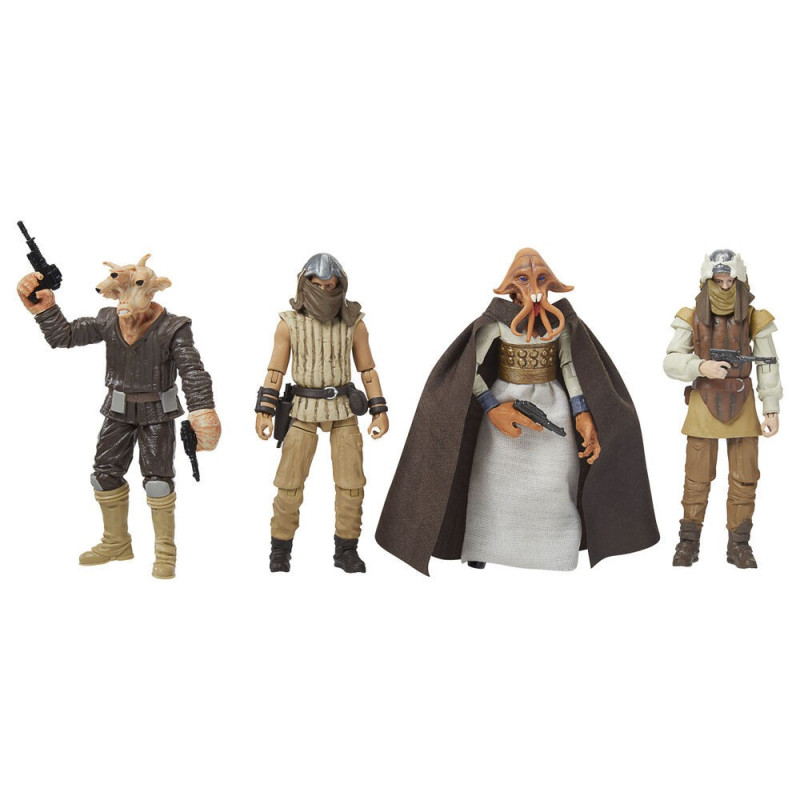 Star Wars Return Jedi - Pack 4 figurines – Retro Collection – Hasbro