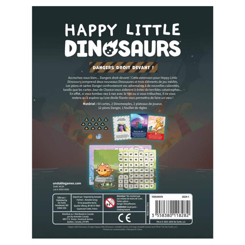 Happy Little Dinosaurs – Extension Dangers Droit Devant – TeeTurtle