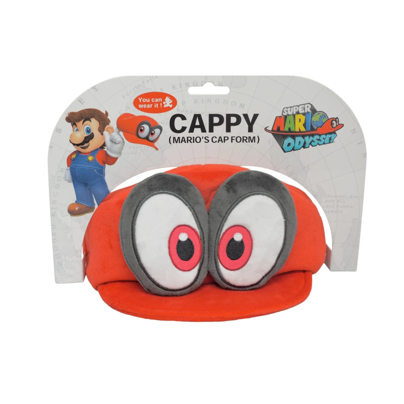 Super Mario Odyssey - Casquette Peluche Mario - Together Plus