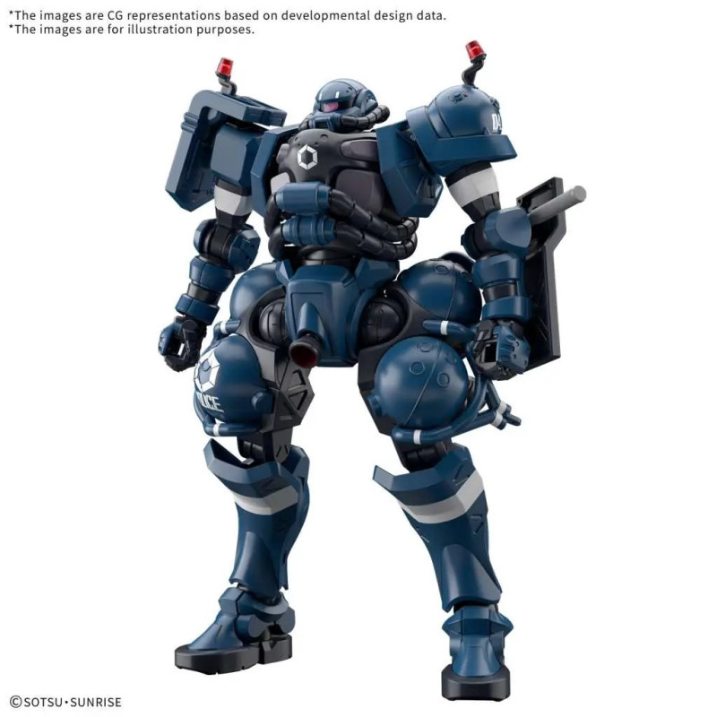 Gundam HG 1/144 GQuuuuuuX Police Zaku – Bandai