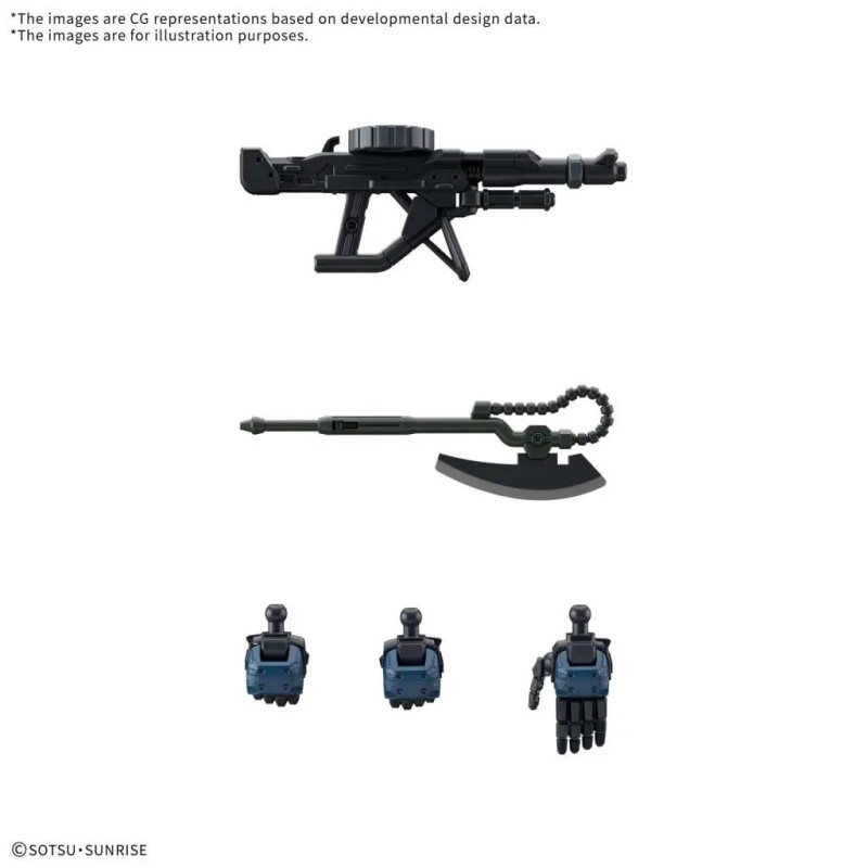 Gundam HG 1/144 GQuuuuuuX Police Zaku – Bandai