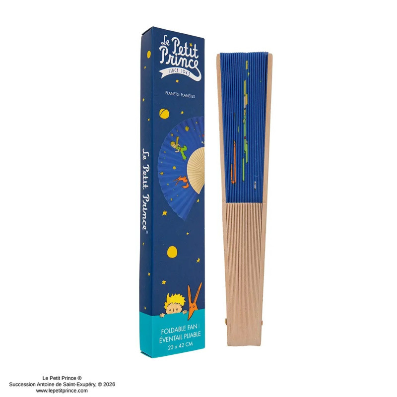 Le Petit Prince – Eventail pliable Planètes – Cinereplicas