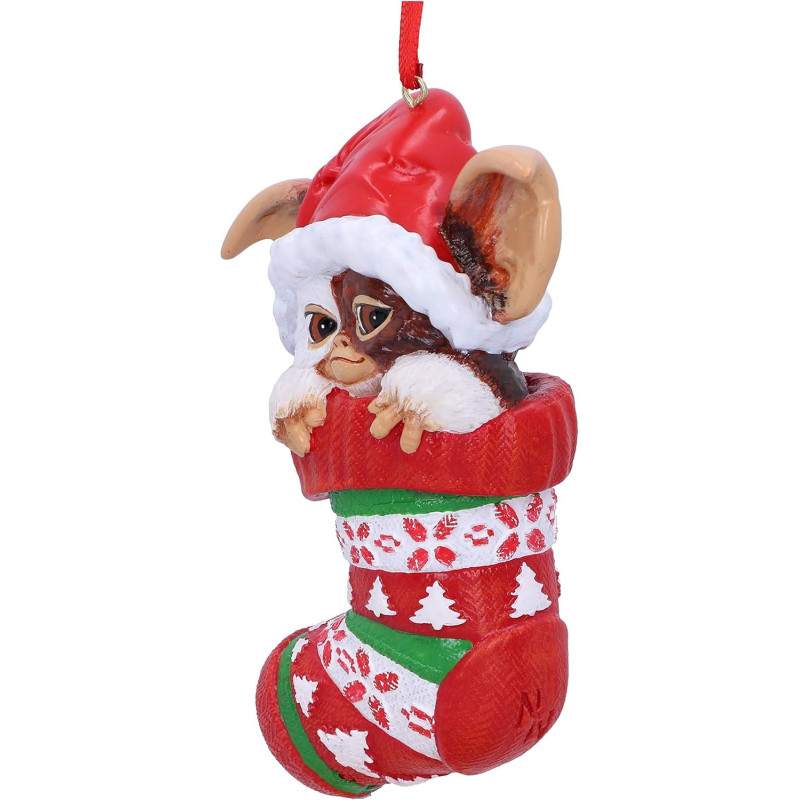 Gremlins – Ornement de sapin Gizmo dans une Chaussette – Nemesis Now