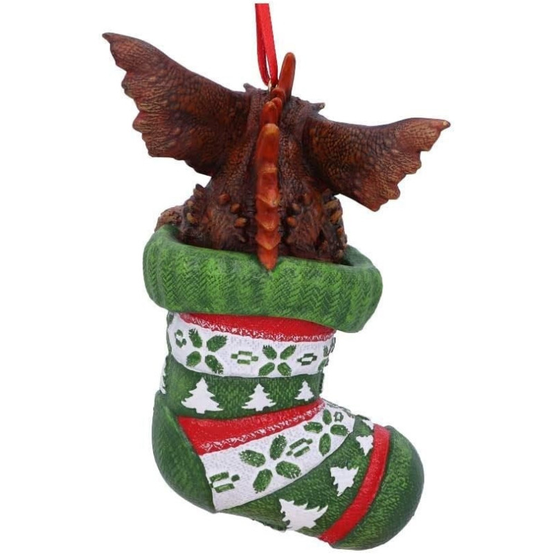 Gremlins – Ornement de sapin Mohawk dans une Chaussette – Nemesis Now