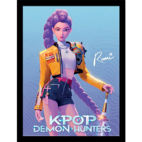 KPop Demon Hunters - Poster encadré Rumi (30 x 40 cm)
