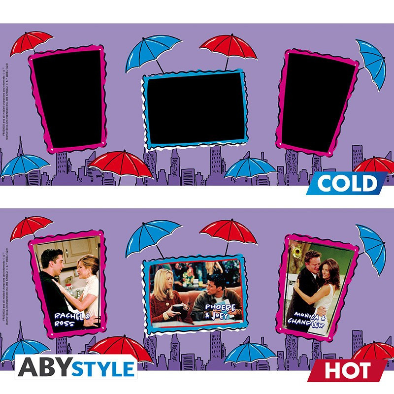 Friends - Mug thermo-réactif Cadres – Officiel Abysse