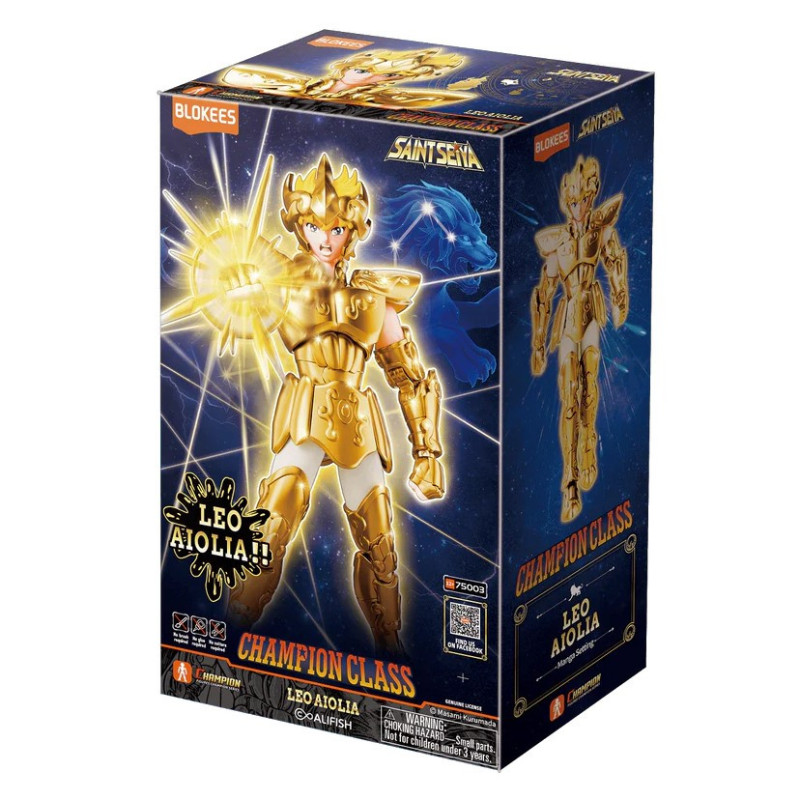 Saint Seiya - Figurine Blokees Champion Class Leo Aiolia