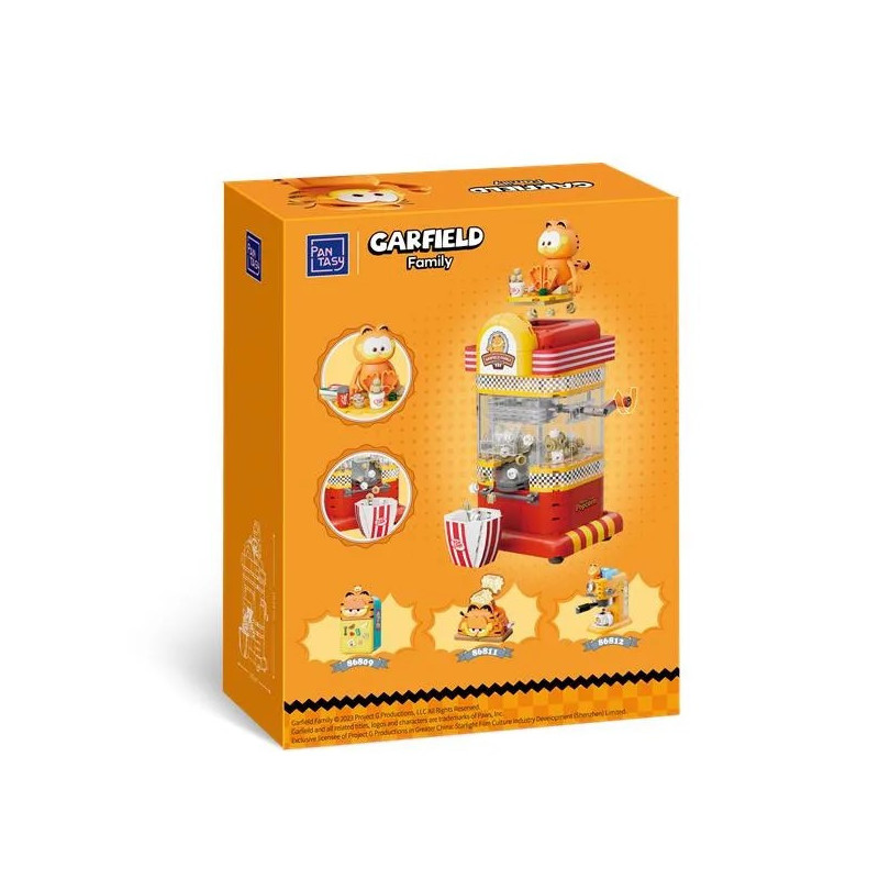 Garfield - Jeu de Construction Garfield Popcorn Machine 20cm – Pantasy