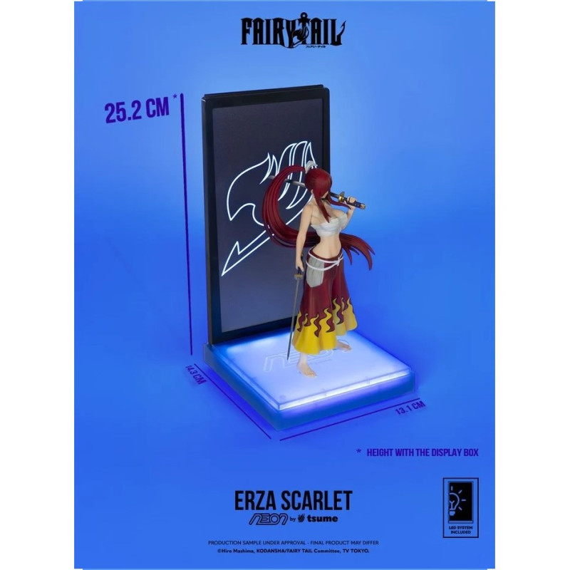 Fairy Tail - Figurine Neon Tsume Art Erza Scarlet - Tsume