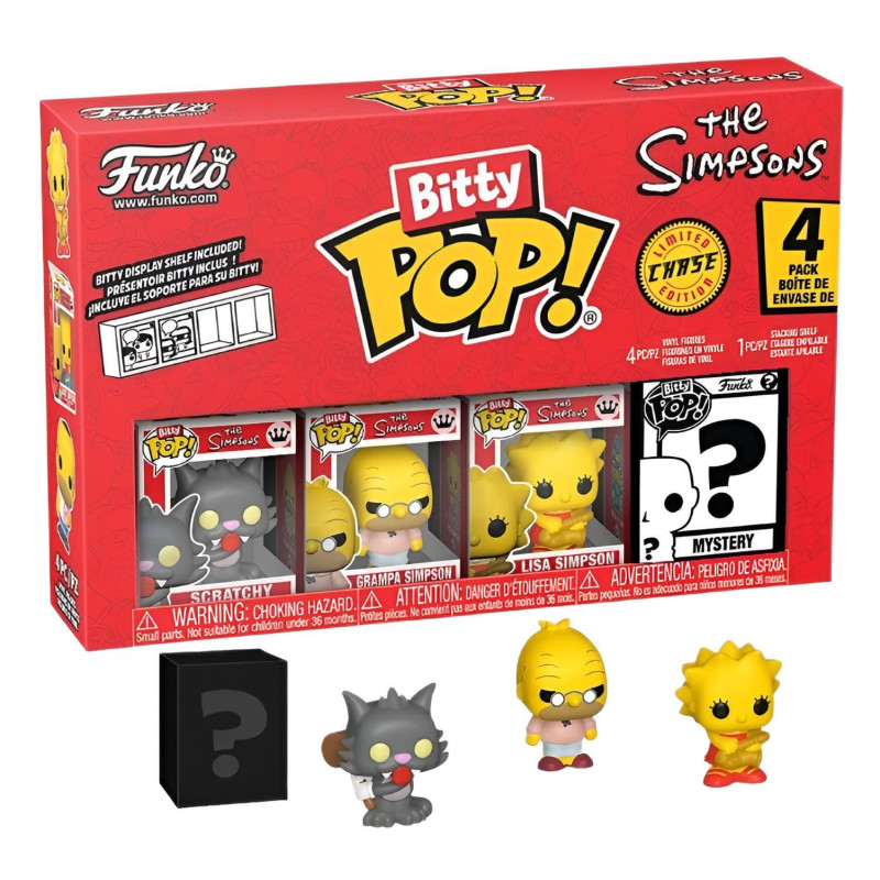 The Simpsons - Bitty Pop! - 4-Pack Scratchy