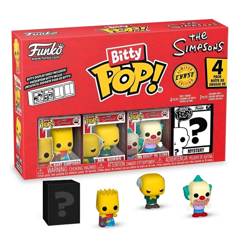 The Simpsons - Bitty Pop! - 4-Pack Bart Simpson