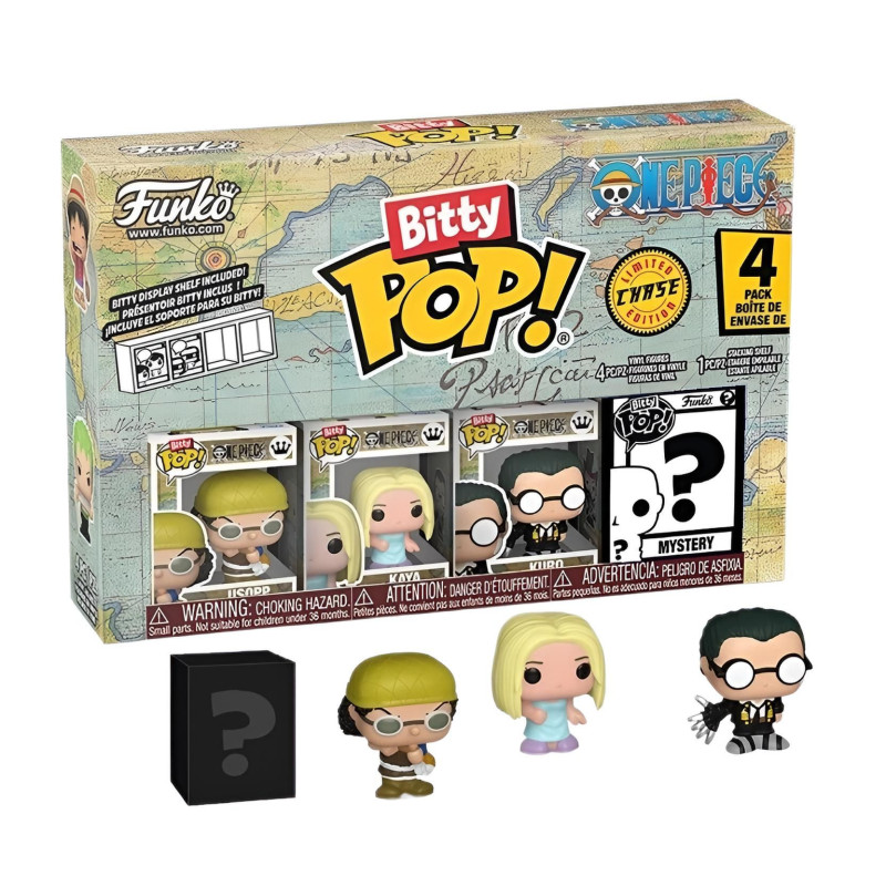 Funko Bitty Pop! One Piece 4-Pack – Mini figurines vinyle | Officiel