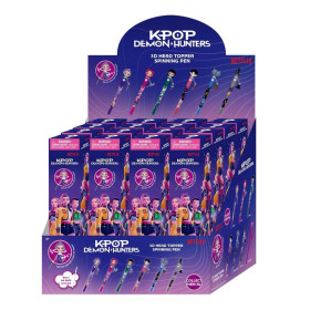 KPop Demon Hunters - Stylos 3D avec Topper - 1 EXEMPLAIRE ALEATOIRE