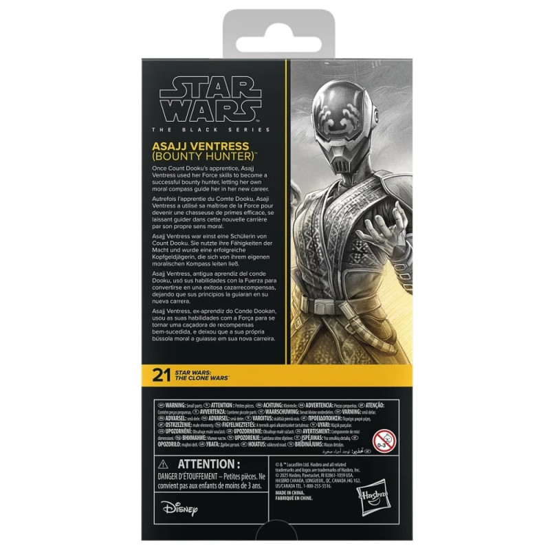 Hasbro Black Series – Figurine Asajj Ventress – Star Wars Clone Wars