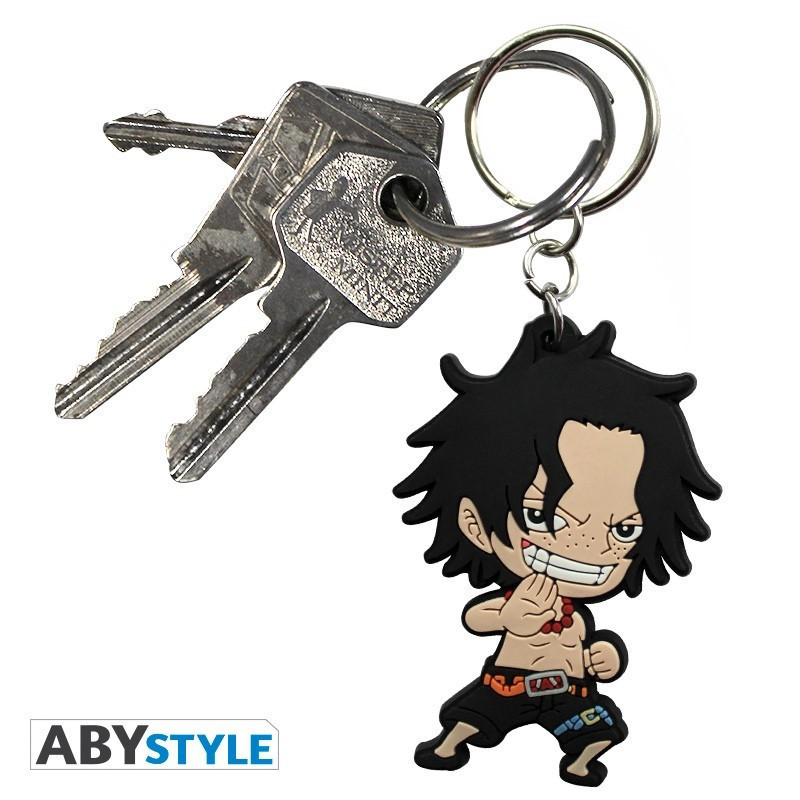 Porte-clés PVC Ace SD One Piece – Officiel ABYstyle