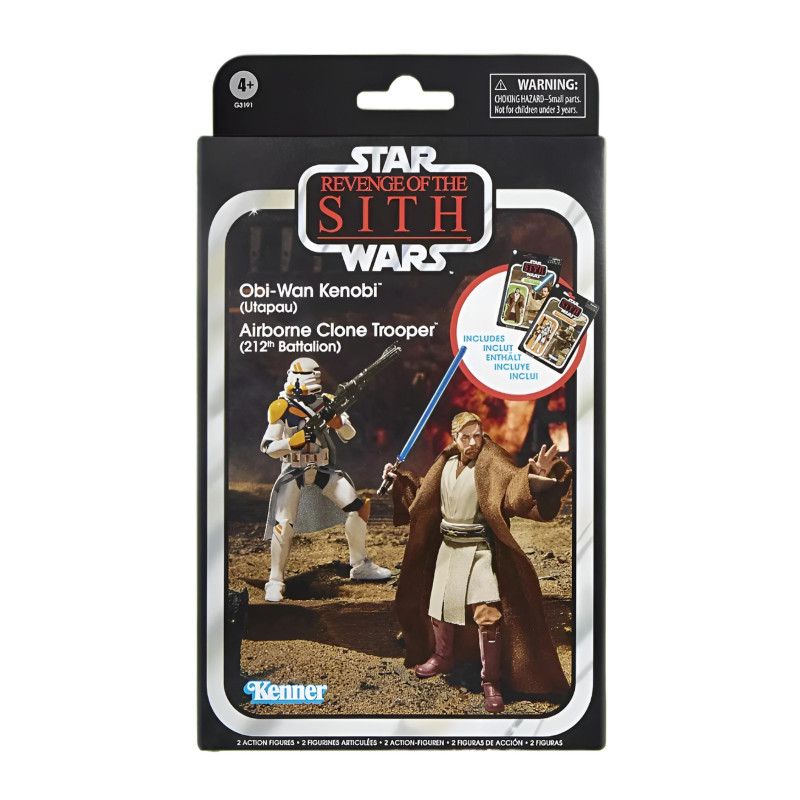Star Wars III - Vintage Collection - Set Figurines Obi-Wan & Soldat Clone