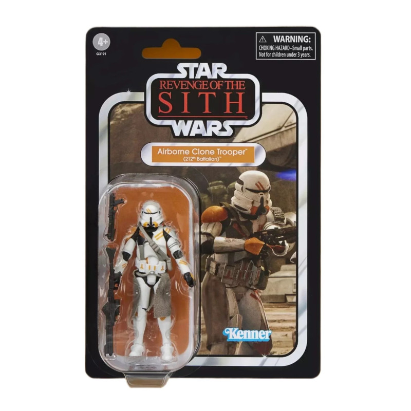 Star Wars III - Set Figurines Vintage Obi-Wan & Soldat Clone - Hasbro