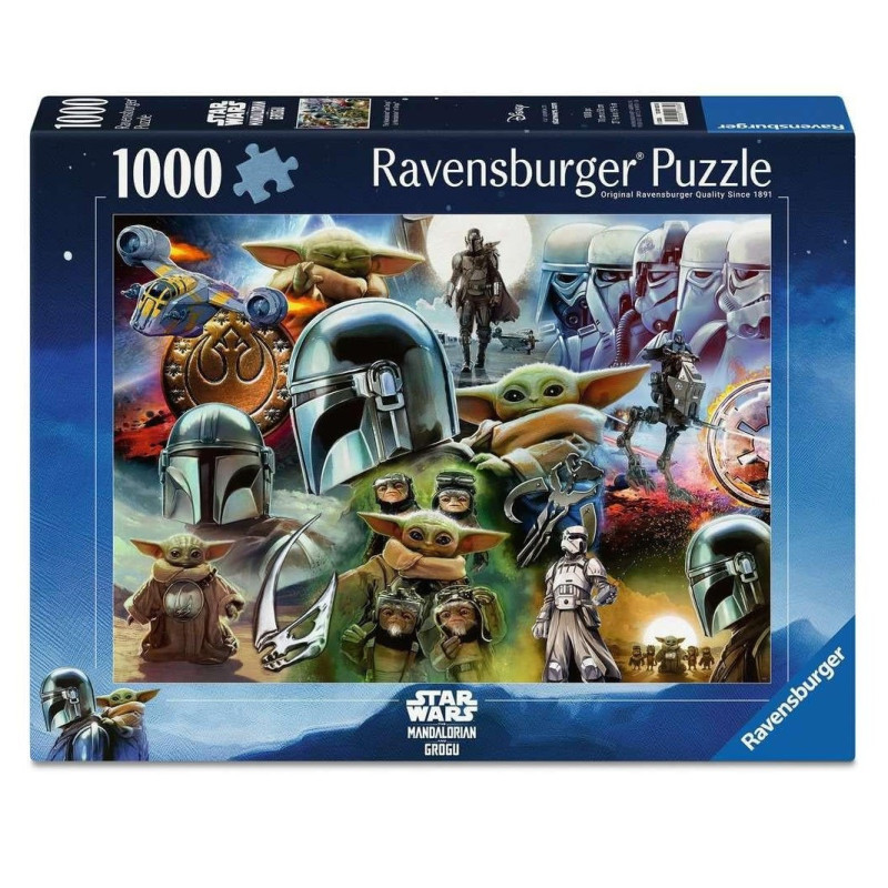 Star Wars - Puzzle Mandalorian & Grogu 1000 pièces