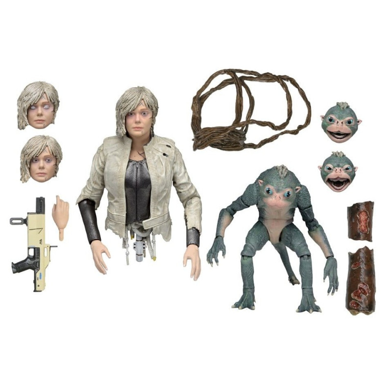 Predator : Badlands - Figurine Ultimate Thia & Bud 18 cm