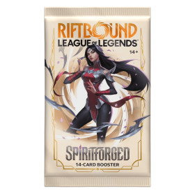 League of Legends - Riftbound : Spiritforged - Booster en Anglais 1 EXEMPLAIRE ALEATOIRE