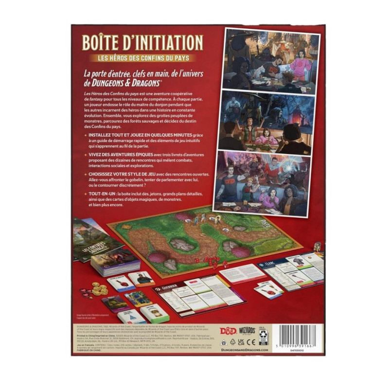 D&D - Boîte Initiation : Les héros des confins du pays - Wizards Coast