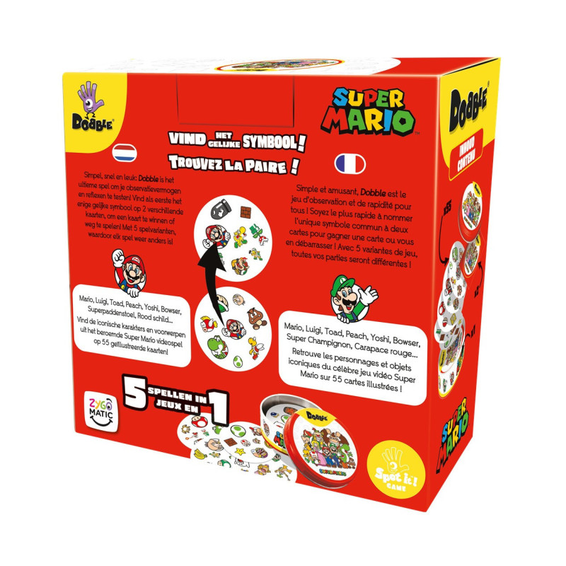 Dobble Super Mario – Jeu d'observation et de rapidité