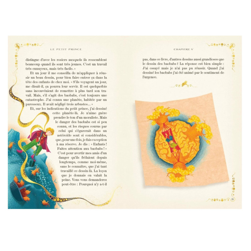 Livre Le Petit Prince - Edition illustrée par Minalima